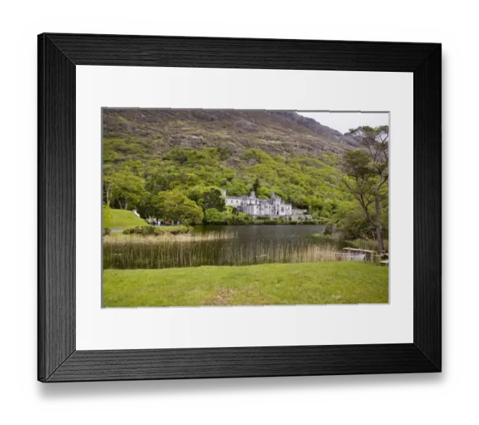 Framed Print : Kylemore Abbey, Ireland. Kylemore Abbey is Irelands most photographed building Framed Print : Kylemore Abbey, Ireland. Kylemore Abbey is Irelands most photographed building