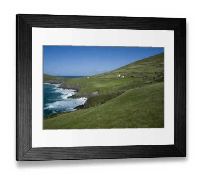 Framed Print : Dingle Peninsula Coastline, Ireland, Waves Framed Print : Dingle Peninsula Coastline, Ireland, Waves