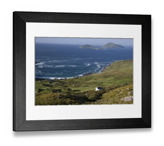 Framed Print : Dingle Peninsula Coastline, Ireland, Cliffs, Waves Framed Print : Dingle Peninsula Coastline, Ireland, Cliffs, Waves