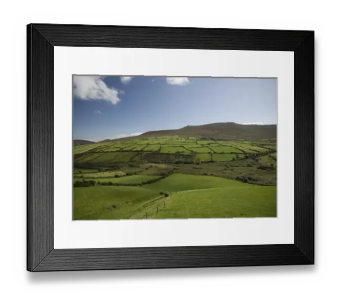 Framed Print : Irish Countryside, Ireland, Farms, Landscape, Scenic Framed Print : Irish Countryside, Ireland, Farms, Landscape, Scenic