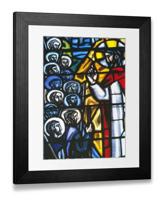 Framed Print : Europe, Ireland, Galway. This stained glass window in St. Nicholas Cathedral, Galway Framed Print : Europe, Ireland, Galway. This stained glass window in St. Nicholas Cathedral, Galway