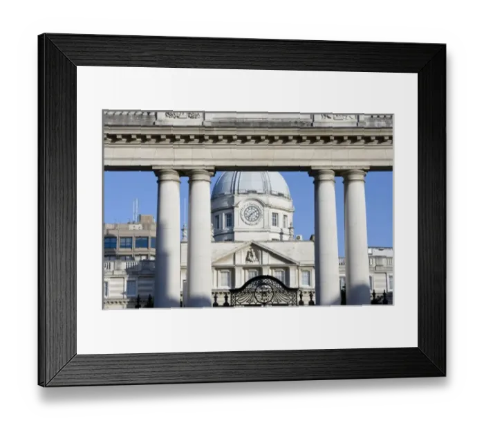 Framed Print : Ireland, Dublin, historic architecture, capitol building
