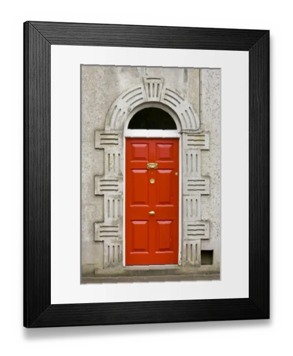 Framed Print : Ireland, County Mayo, door Framed Print : Ireland, County Mayo, door