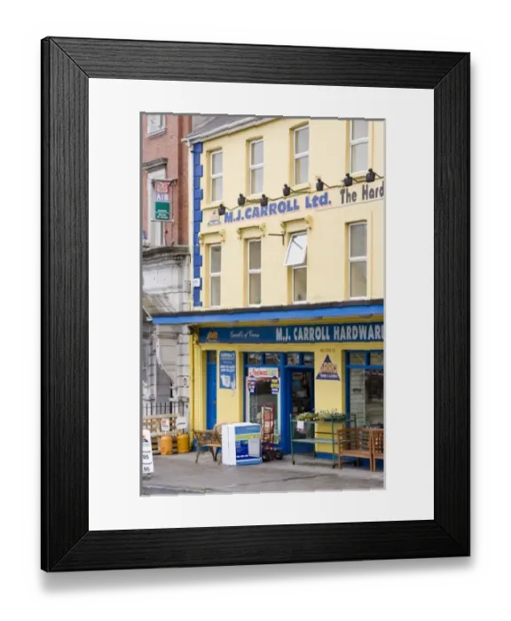 Framed Print : Ireland, County Kerry, Listowel, storefronts Framed Print : Ireland, County Kerry, Listowel, storefronts
