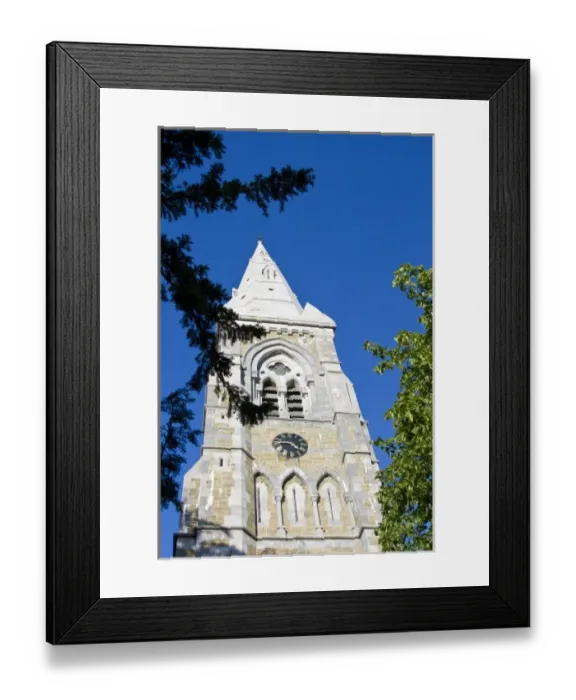 Framed Print : Ireland, County Kerry, church steeple Framed Print : Ireland, County Kerry, church steeple