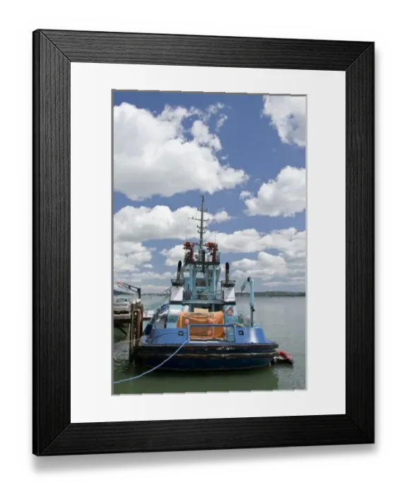 Framed Print : Ireland, County Cork, Cobh, tugboat Framed Print : Ireland, County Cork, Cobh, tugboat