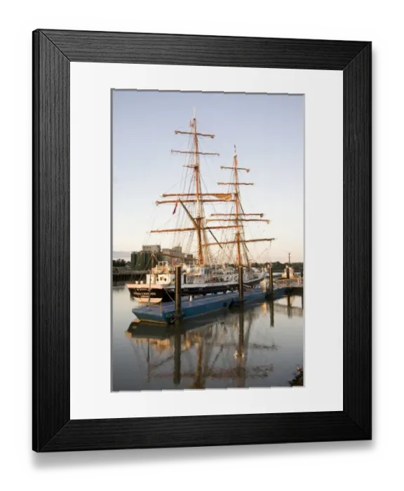Framed Print : Ireland, County Waterford, historic ships