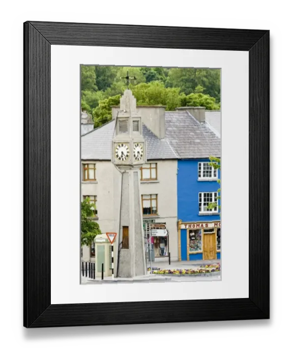 Framed Print : County Mayo, Ireland, clocktower Framed Print : County Mayo, Ireland, clocktower