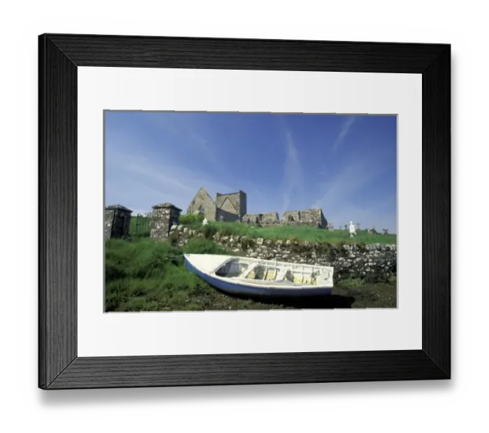 Framed Print : Ireland, County Mayo. Burrishoole Abbey Framed Print : Ireland, County Mayo. Burrishoole Abbey