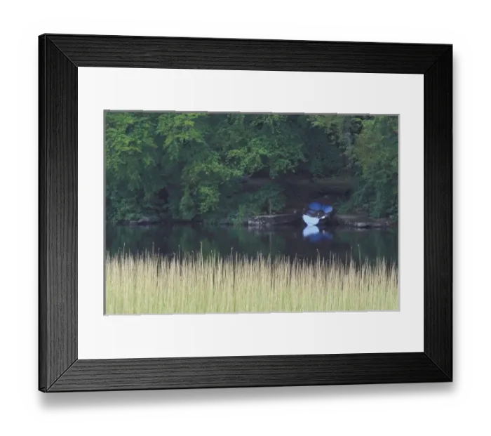Framed Print : Ireland, County Mayo. Lough Corrub, Rowboat Framed Print : Ireland, County Mayo. Lough Corrub, Rowboat