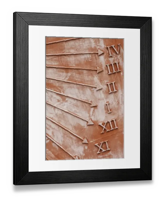 Framed Print : Sundial, Impruneta, Tuscany, Italy Framed Print : Sundial, Impruneta, Tuscany, Italy