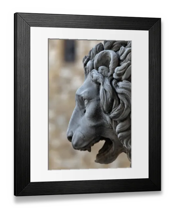 Framed Print : Loggia dei Lanzi, detail, Piazza della Signoria, Florence, Italy