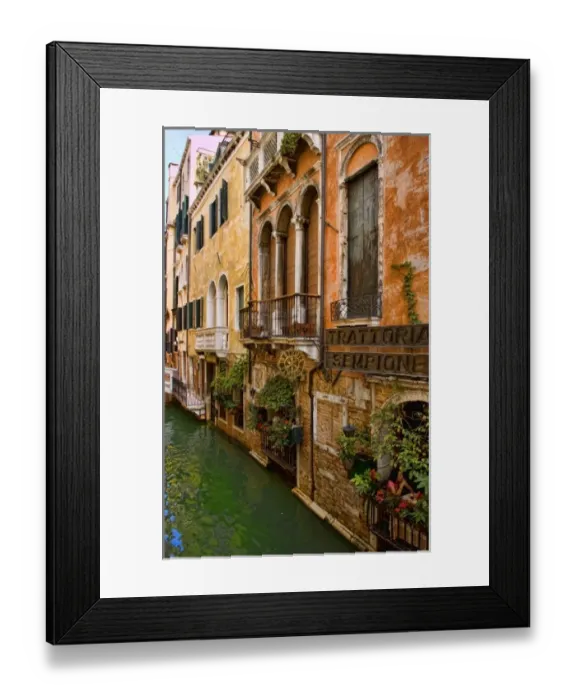 Framed Print : Grand Canal of Venice Italy and romantic waters of the city Venezia Framed Print : Grand Canal of Venice Italy and romantic waters of the city Venezia
