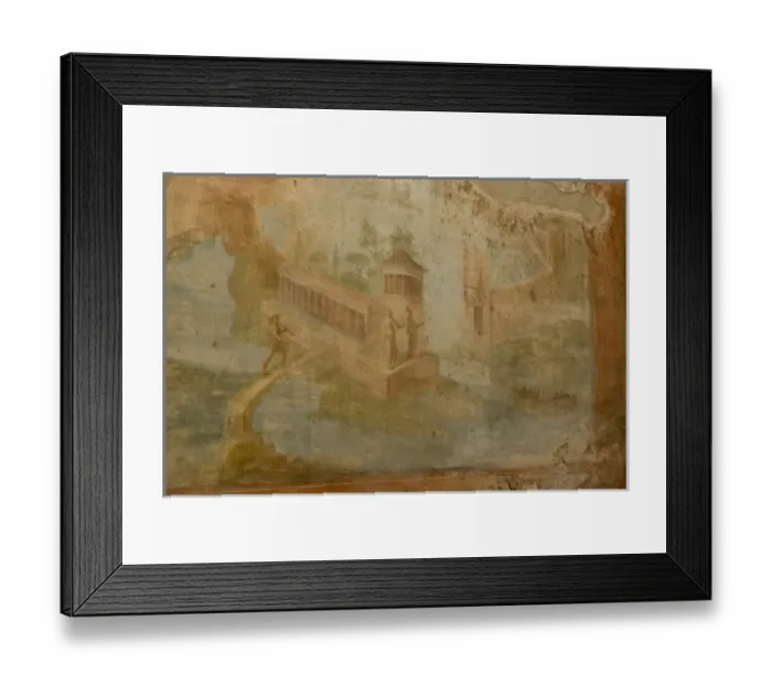 Framed Print : Italy, Campania, Pompeii. Fresco details in the House of the Small Fountain Framed Print : Italy, Campania, Pompeii. Fresco details in the House of the Small Fountain