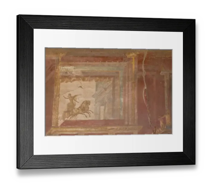 Framed Print : Italy, Campania, Pompeii. Fresco details in the Macellum or covered market Framed Print : Italy, Campania, Pompeii. Fresco details in the Macellum or covered market