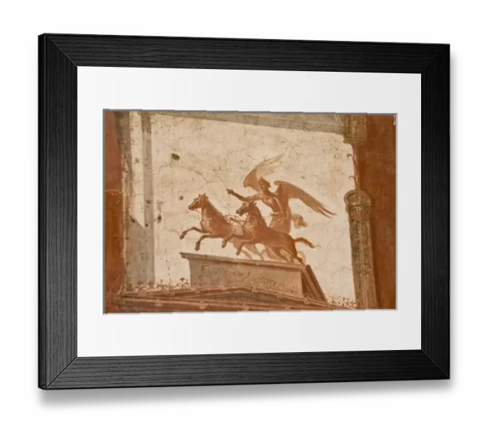 Framed Print : Italy, Campania, Herculaneum. Fresco details in the Hall of Augustals Framed Print : Italy, Campania, Herculaneum. Fresco details in the Hall of Augustals
