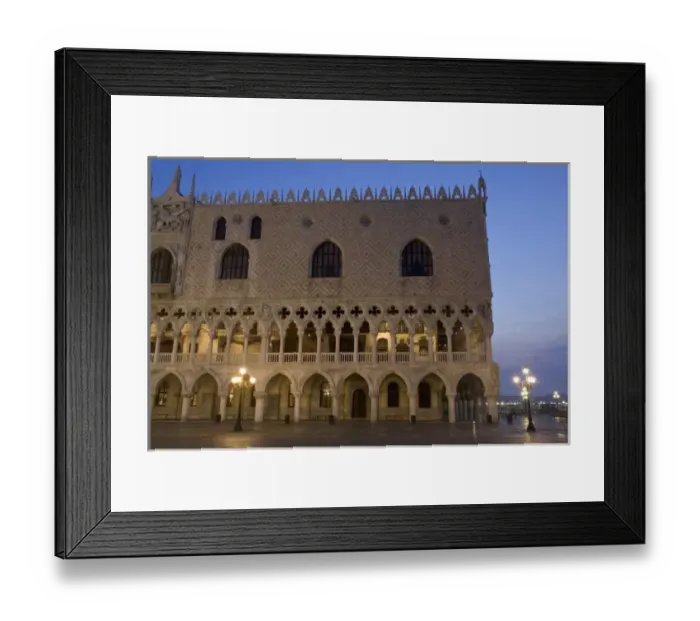 Framed Print : Italy, Venice. Doges Palace in early morning light Framed Print : Italy, Venice. Doges Palace in early morning light