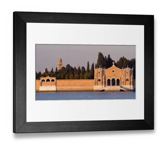 Framed Print : Italy, Venice. Entrance to San Michele Cemetery Framed Print : Italy, Venice. Entrance to San Michele Cemetery