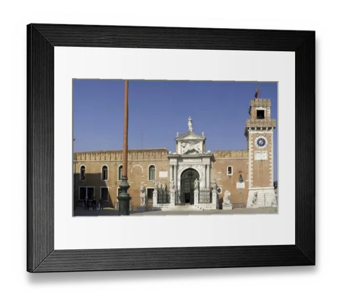 Framed Print : Italy, Venice. Front view of the Arsenale Framed Print : Italy, Venice. Front view of the Arsenale