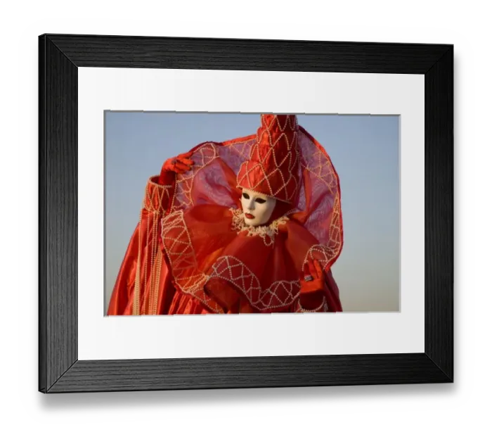 Framed Print : Italy, Venice. Woman dressed in costume for annual Carnival festival Framed Print : Italy, Venice. Woman dressed in costume for annual Carnival festival