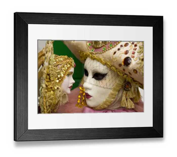 Framed Print : Italy, Venice, Burano Island. Woman dressed in costume for the annual Carnival festival Framed Print : Italy, Venice, Burano Island. Woman dressed in costume for the annual Carnival festival