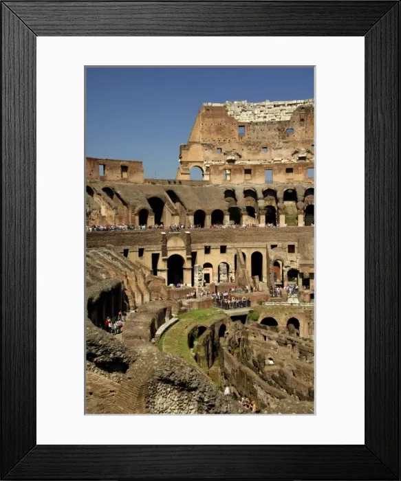 Framed Print : Europe, Italy, Rome. The Colosseum (aka Colosseo), the worlds largest remaining Roman structure Framed Print : Europe, Italy, Rome. The Colosseum (aka Colosseo), the worlds largest remaining Roman structure