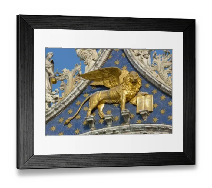 Framed Print : Italy, Venice, detail of St. Marks Basilica in St. Marks Square Framed Print : Italy, Venice, detail of St. Marks Basilica in St. Marks Square