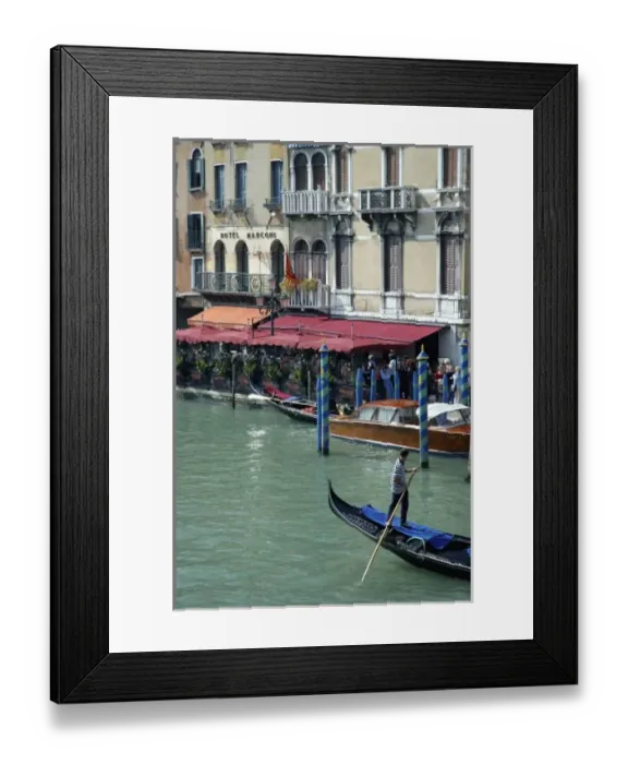Framed Print : Italy, Venice, gondolas on Grand Canal Framed Print : Italy, Venice, gondolas on Grand Canal