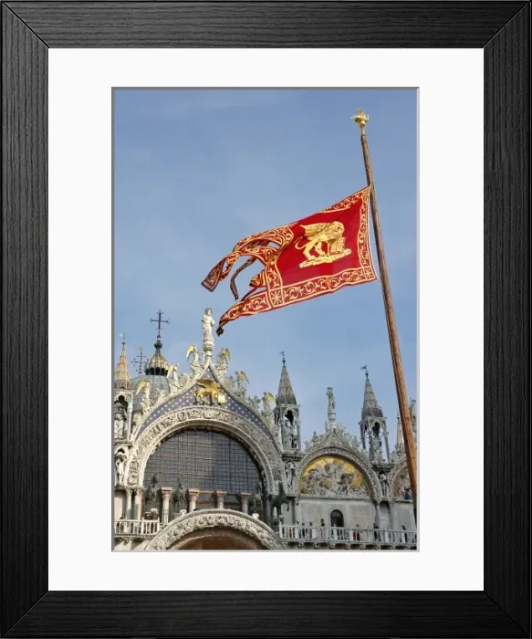Framed Print : Italy, Venice, St. Marks Basilica in St. Marks Square, Unesco World Heritage Framed Print : Italy, Venice, St. Marks Basilica in St. Marks Square, Unesco World Heritage