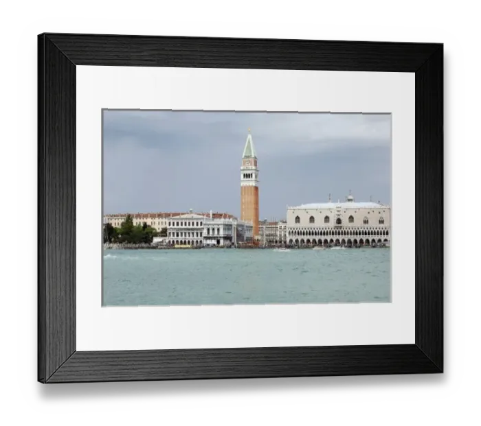 Framed Print : Italy, Venice. St. Marks Square on the Grand Canal
