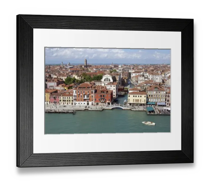Framed Print : Italy, Venice. Typical canals, bridges and architecture Framed Print : Italy, Venice. Typical canals, bridges and architecture