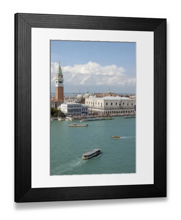 Framed Print : Italy, Venice. St. Marks Square on the Grand Canal