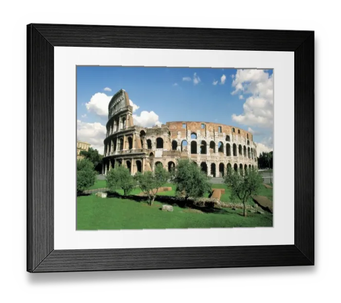 Framed Print : Rome, Italy, Roman Colosseum