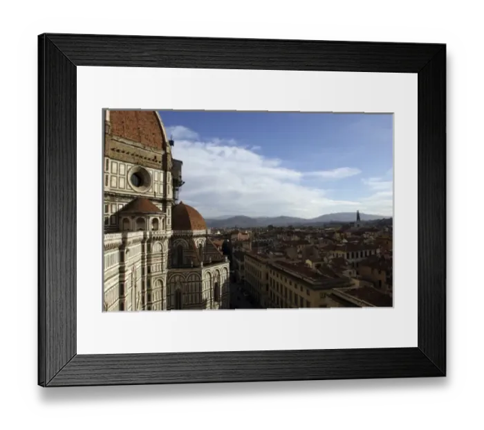 Framed Print : The Basilica di Santa Maria del Fiore [of the Flower], also called the Dome of Florence