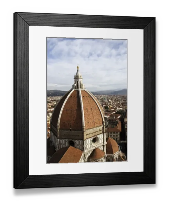 Framed Print : The Basilica di Santa Maria del Fiore [of the Flower], also called the Dome of Florence