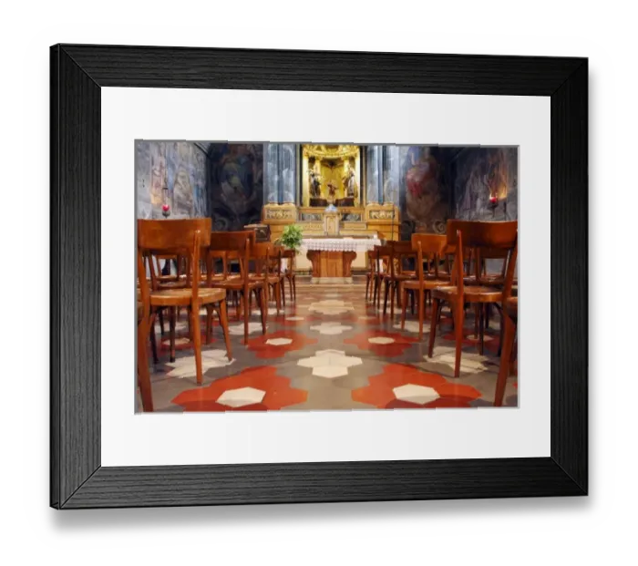 Framed Print : Church interior Framed Print : Church interior