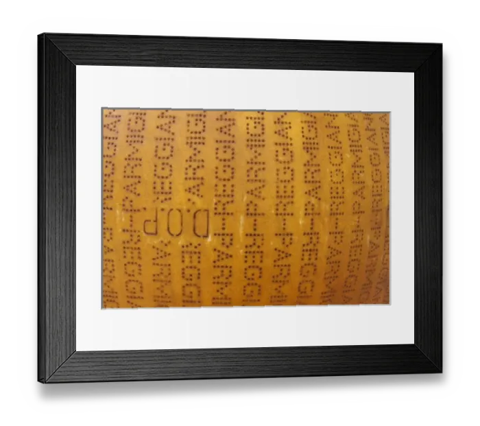 Framed Print : parmigiano reggiano cheese