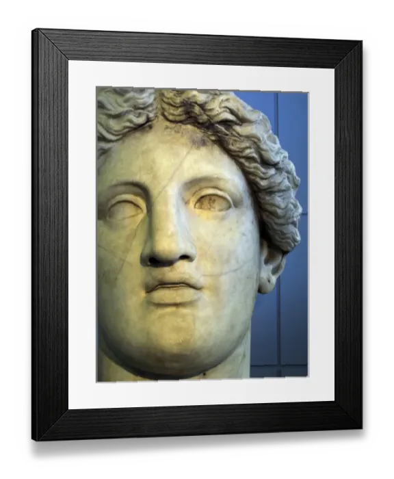 Framed Print : marble statues display inside Centrale Montemartini, now a dismissed power plant Framed Print : marble statues display inside Centrale Montemartini, now a dismissed power plant