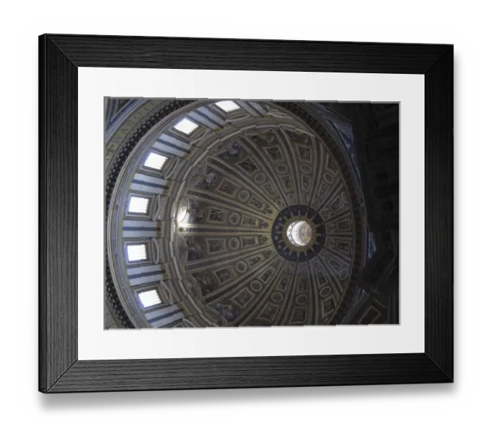 Framed Print : St. Peter basilica in Rome, Italy
