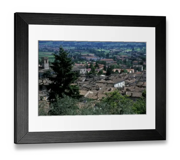 Framed Print : Europe, Italy, Umbra, Assisi. Scenic rooftops Framed Print : Europe, Italy, Umbra, Assisi. Scenic rooftops