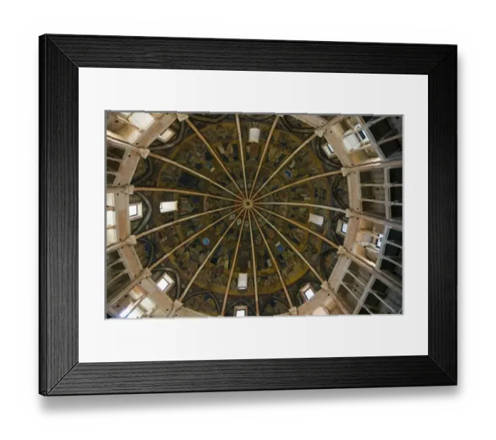 Framed Print : Italy, Parma, Baptistry, interior Framed Print : Italy, Parma, Baptistry, interior