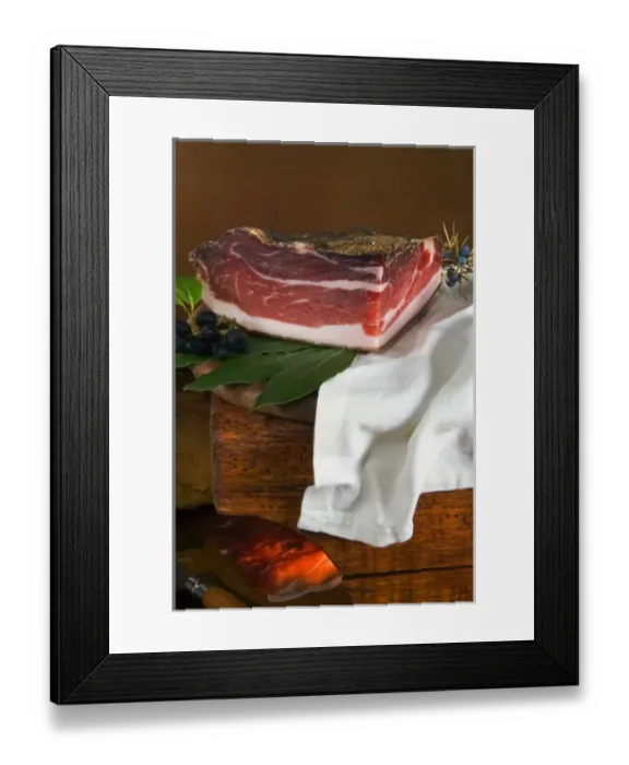 Framed Print : Italy, South Tirol, food, speck, traditional Framed Print : Italy, South Tirol, food, speck, traditional