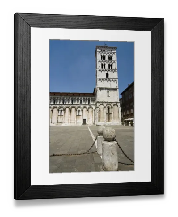 Framed Print : Church of San Michele in Foro, Lucca, Tuscany, Italy, Europe Framed Print : Church of San Michele in Foro, Lucca, Tuscany, Italy, Europe