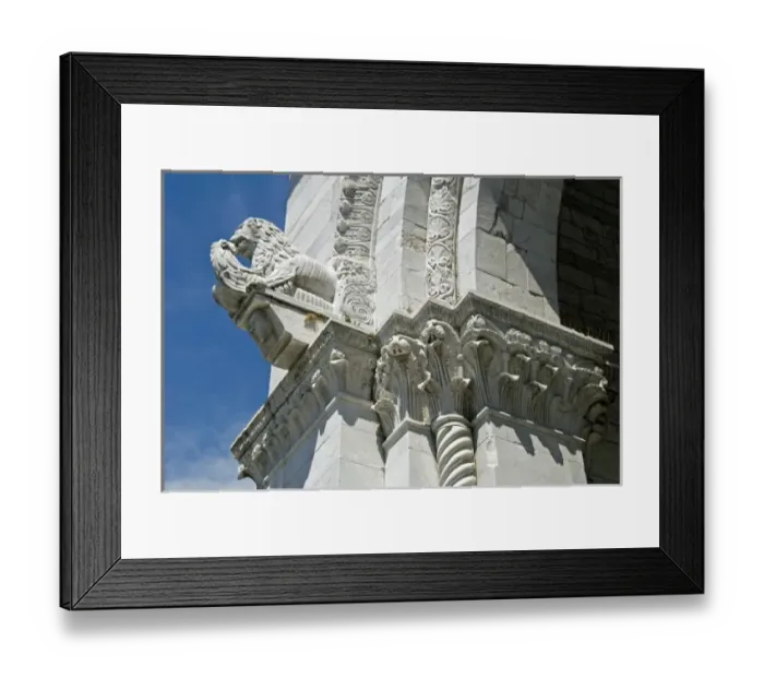 Framed Print : Detail of facade, Church of San Martino, Lucca, Tuscany, Italy, Europe Framed Print : Detail of facade, Church of San Martino, Lucca, Tuscany, Italy, Europe