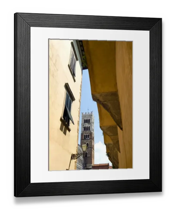 Framed Print : Church of San Martino, Lucca, Tuscany, Italy, Europe