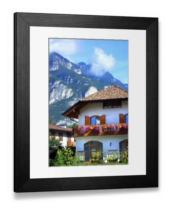 Framed Print : The village of Sardagna in Northern Italy Framed Print : The village of Sardagna in Northern Italy