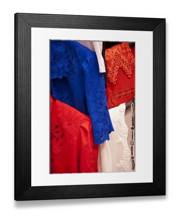Framed Print : Europe, Italy, Venice, Burano. The island of Burano is known for its generations of lacemakers