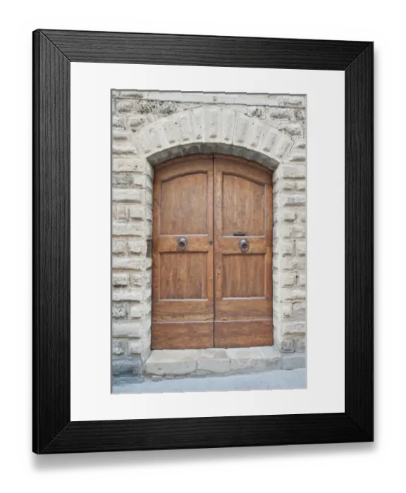 Framed Print : Europe, Italy, Tuscany, San Gimignano, Midieval Doorway Framed Print : Europe, Italy, Tuscany, San Gimignano, Midieval Doorway