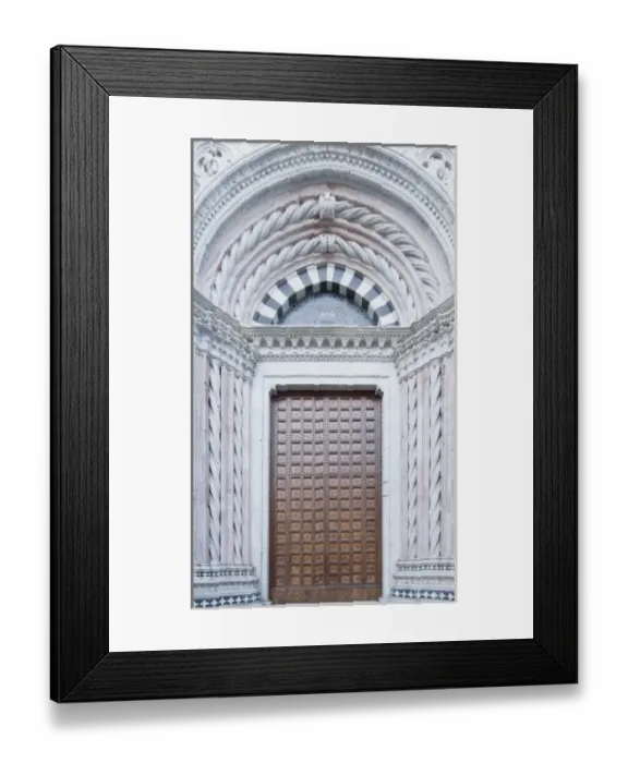 Framed Print : Europe, Italy, Tuscany, Siena, Siena Cathdral (Duomo di Siena) Doorway Framed Print : Europe, Italy, Tuscany, Siena, Siena Cathdral (Duomo di Siena) Doorway