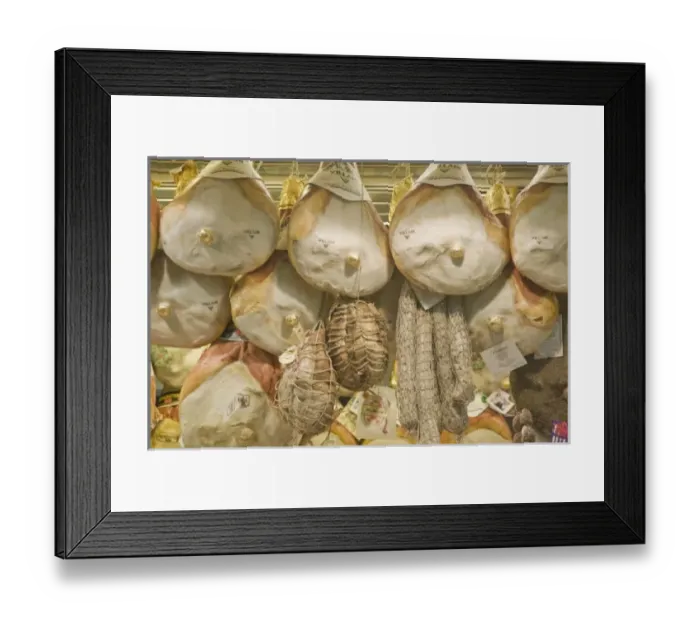 Framed Print : Ham and Salami Framed Print : Ham and Salami